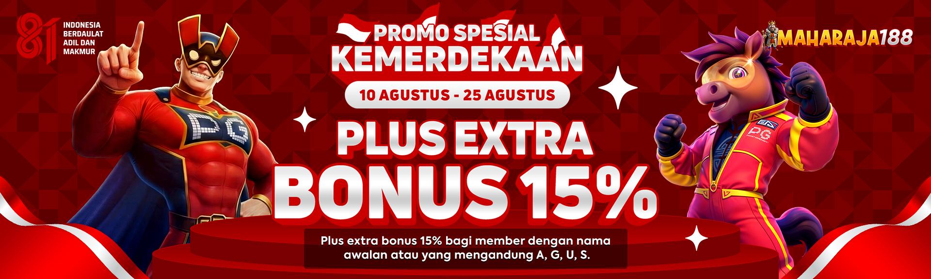 Promo 17 Agustus 2026 Extra 15%