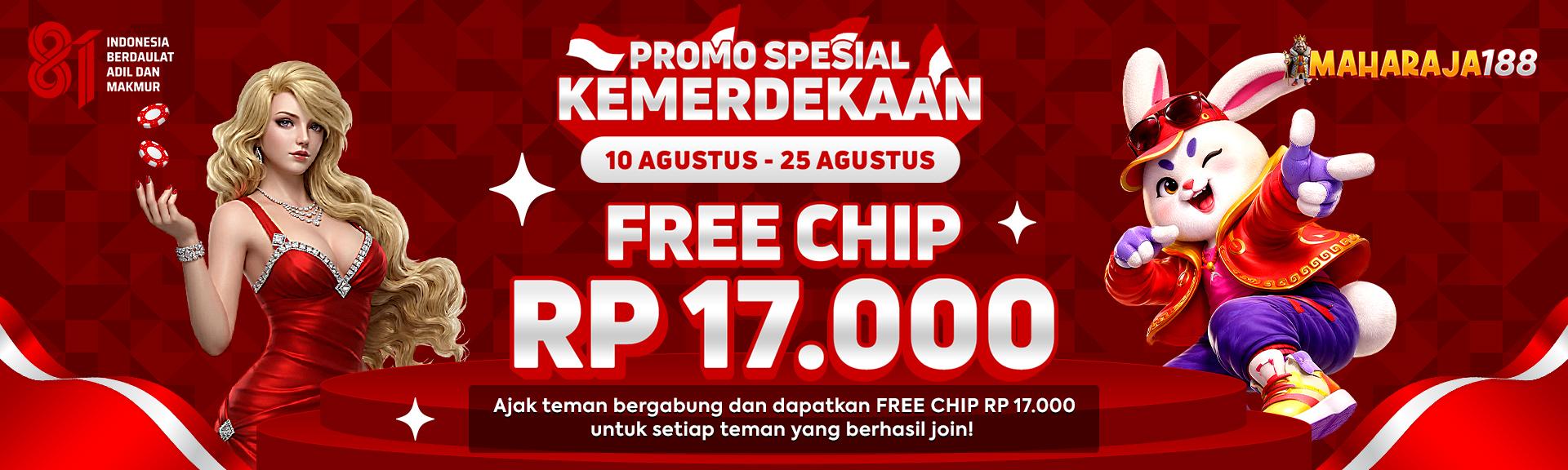 Promo 17 Agustus 2026 Free Chip
