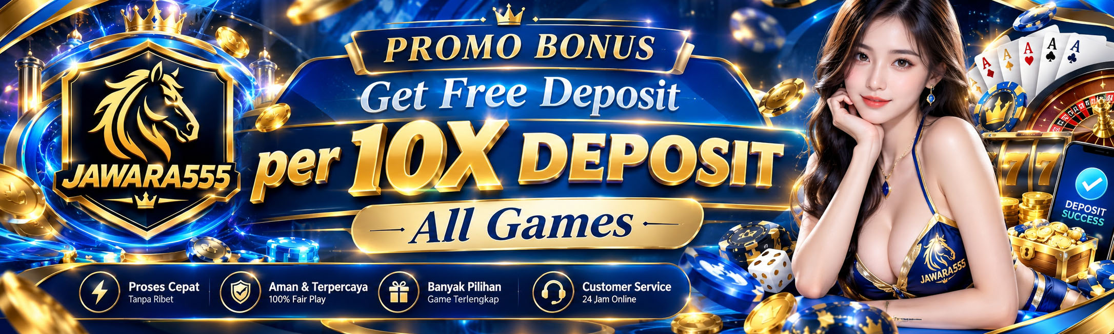 Promo Free Deposit per 10X Deposit